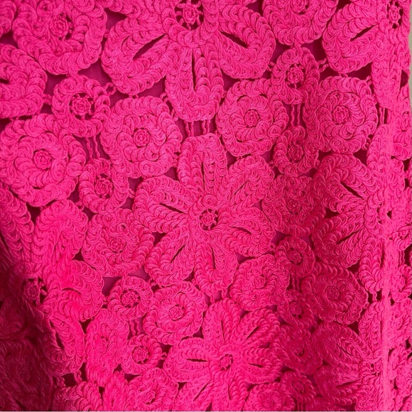 Lilly Pulitzer Marquette Crochet Shift Dress Size M - Picture 6 of 15